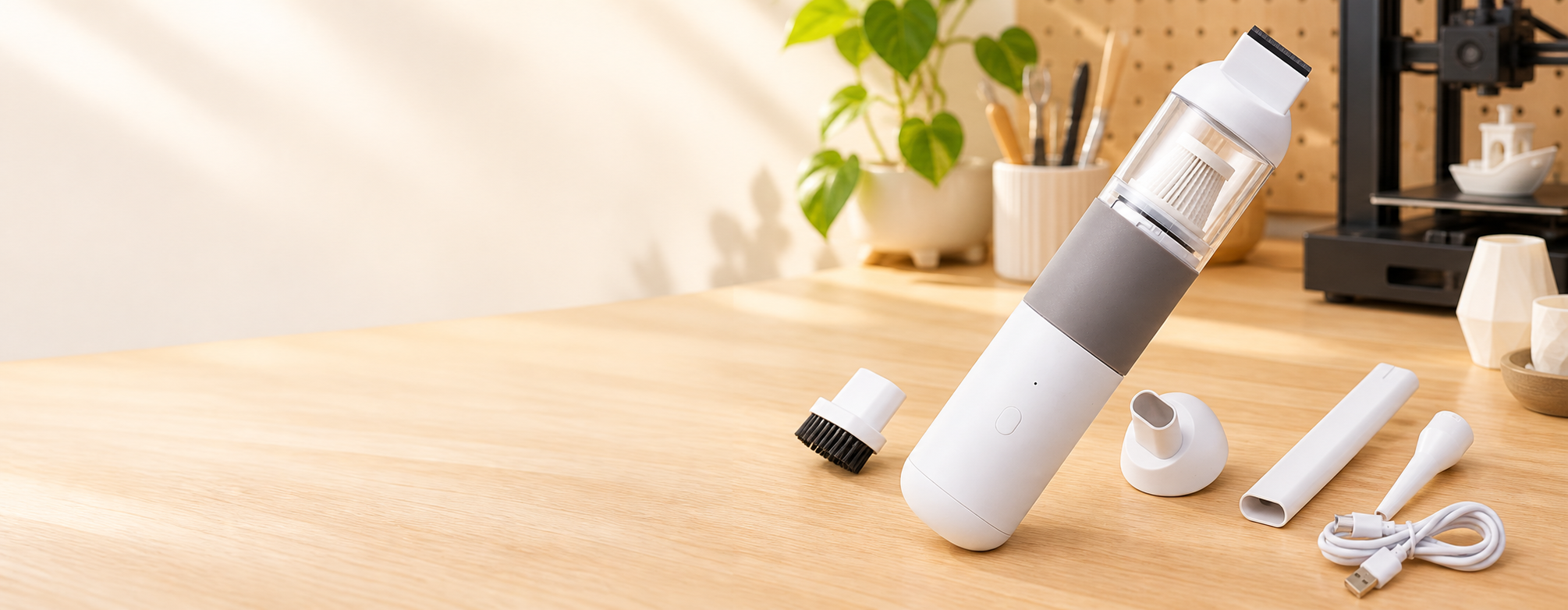 Handheld cleaning tool for 3D printers