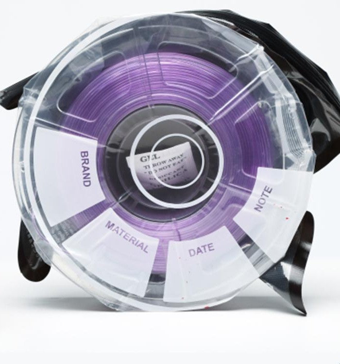 Transparent side — check at a glance